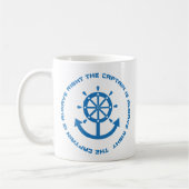 Captain hat immer recht kaffeetasse (Links)