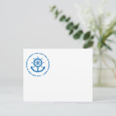 Captain hat immer recht postkarte (Stehend Vorderseite)