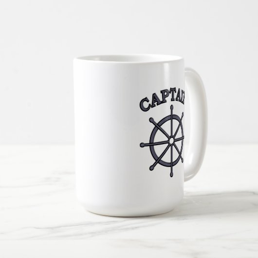 Captain Helm Nautical 15oz Kaffeetasse (VorderseiteRechts)
