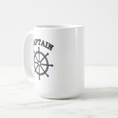 Captain Helm Nautical 15oz Kaffeetasse (Vorderseite Links)
