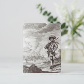 Captain Henry Morgan im Sack Postkarte (Stehend Vorderseite)