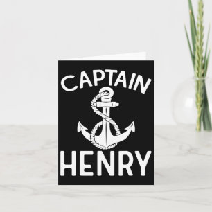 Captain Henry Sailing Ship Boat Yacht Karte