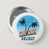 Captain Holiday Button (Vorne & Hinten)