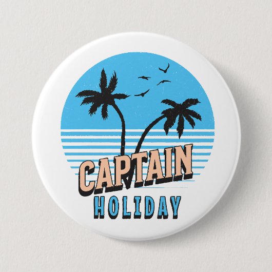 Captain Holiday Button (Vorderseite)