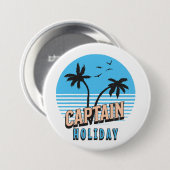 Captain Holiday Button (Vorne & Hinten)