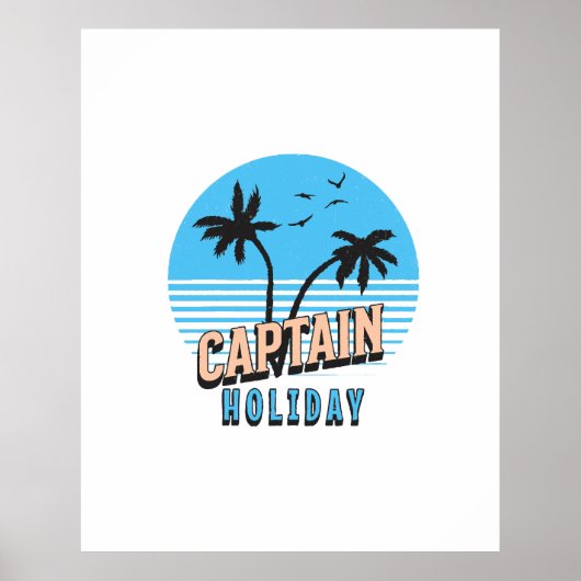 Captain Holiday Poster (Vorne)