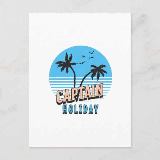 Captain Holiday Postkarte (Vorderseite)