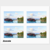 Captain Hook Pirate Ship, Cancun Stickers (Blatt)