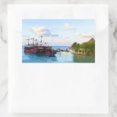 Captain Hook Pirate Ship, Cancun Stickers (Tasche)