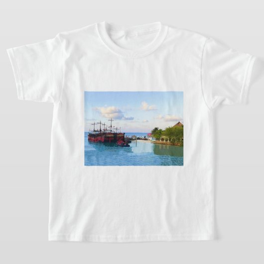 Captain Hook Pirate Ship, Cancun T - Shirt (Ablage )