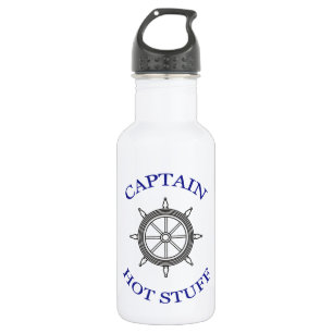 "Captain Hot Stuff" Edelstahlflasche