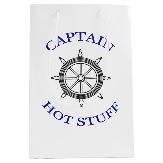 "Captain Hot Stuff" Mittlere Geschenktüte (Vorderseite)