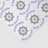 "Captain Hot Stuff" Seidenpapier (Detail)