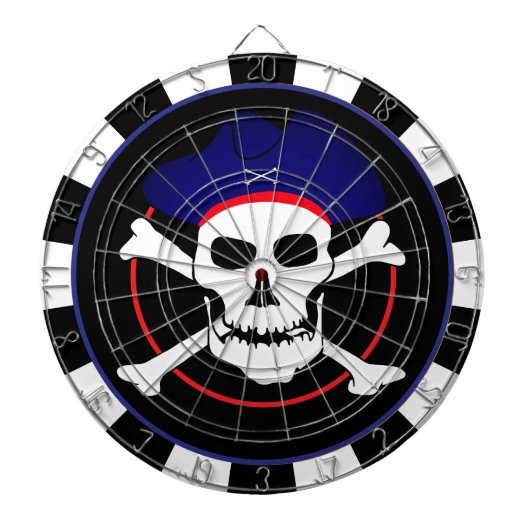 Captain Jack Dartboard & Pirates Flag, Skull /game Dartscheibe (vorne)