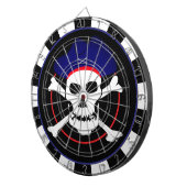 Captain Jack Dartboard & Pirates Flag, Skull /game Dartscheibe (Vorderseite rechts)