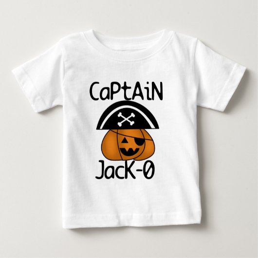 Captain Jack=O Halloween-Hemden und -Geschenke Baby T-shirt (Vorderseite)