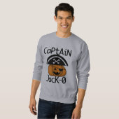 Captain Jack=O Halloween-Hemden und -Geschenke Sweatshirt (Vorne ganz)