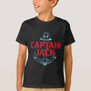 Captain Jack Personalisierter Name Custom Nickname T-Shirt