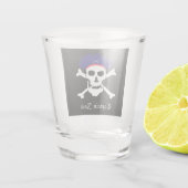 Captain Jack & Pirates Flag, Skull / Party Drinks Schnapsglas (Rückseite)