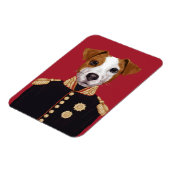 Captain Jack Russell Magnet (Linke Seite)