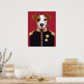 Captain Jack Russell Poster (Küche)
