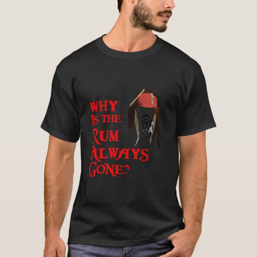 Captain Jack Sparrow - Rum Classic T - Shirt (Vorderseite)