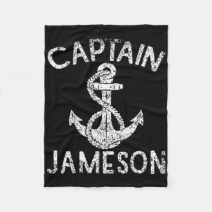 Captain Jameson Yacht Anchor Boat Boating Fleecedecke