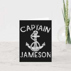 Captain Jameson Yacht Anchor Boat Boating Karte