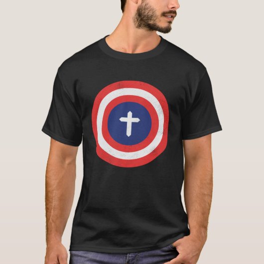 Captain Jesus Christ Cool Christian T-Shirt (Vorderseite)