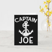 Captain Joe Ship Yacht Bootanchor Karte (Gelbe Blume)
