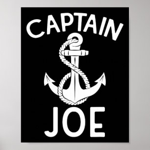 Captain Joe Ship Yacht Bootanchor Poster