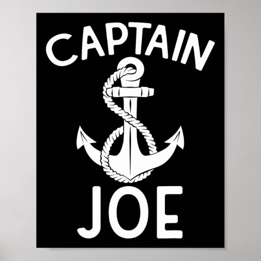 Captain Joe Ship Yacht Bootanchor Poster (Vorne)