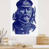 Captain John Smith, HMS Titanic Poster (Küche)
