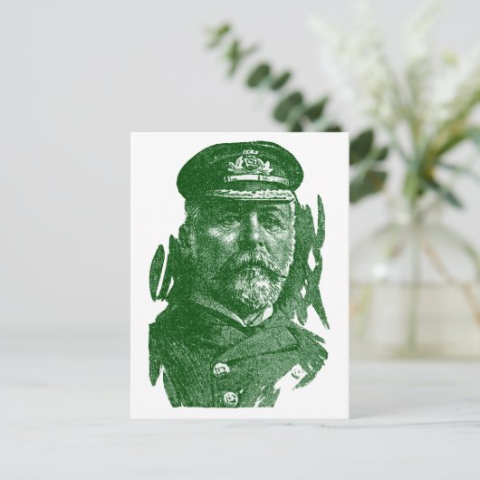 Captain John Smith, HMS Titanic Postkarte (Stehend Vorderseite)