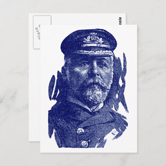 Captain John Smith, HMS Titanic Postkarte (Vorne/Hinten)