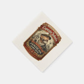 Captain John's Premium Jamaikanischer Rum Trink Se Serviette (Ecke)