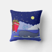 Captain Kayak Gerettet von Whale Kissen (Rückseite)