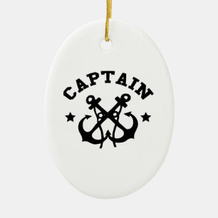 Captain Keramik Ornament