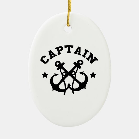Captain Keramik Ornament (Vorne)
