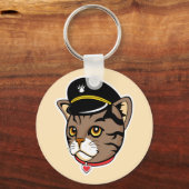 Captain Kitty Schlüsselanhänger (Vorderseite)