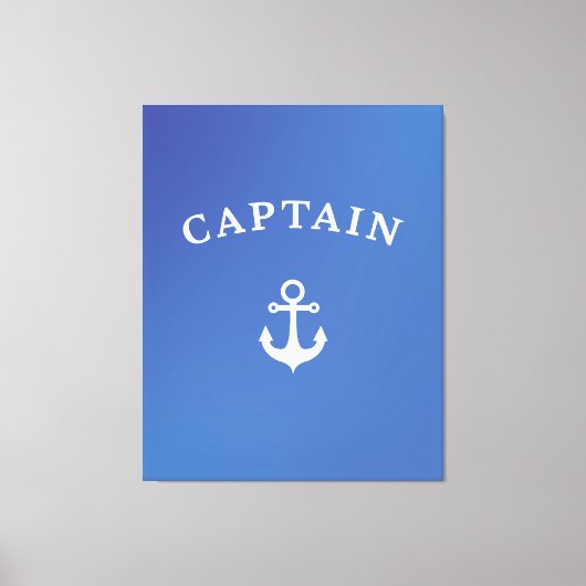 Captain Leinwanddruck (Vorderseite)