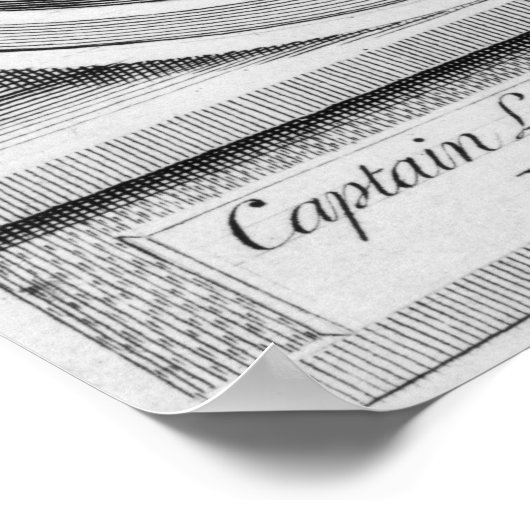 Captain Lemuel Gulliver, 1726 Poster (Ecke)