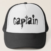 Captain Lettering Truckerkappe (Vorderseite)