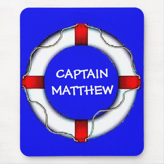 Captain Lifesaver Art Mousepad (Vorne)