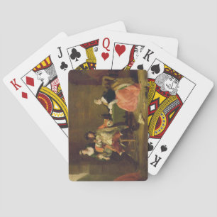 Captain Macheath Upbraided by Polly and Lucy in th Spielkarten