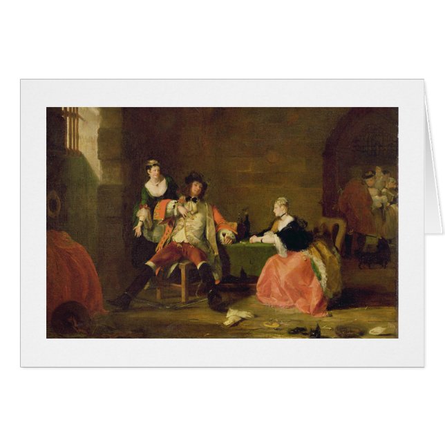 Captain Macheath Upbraided durch Polly und Lucy im (Vorderseite (Horizontal))