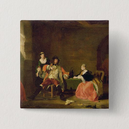 Captain Macheath Upbraided durch Polly und Lucy im Button (Vorderseite)