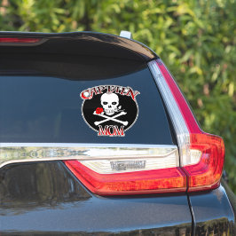 Captain Mama Custom-Cut Vinyl Stickers Aufkleber