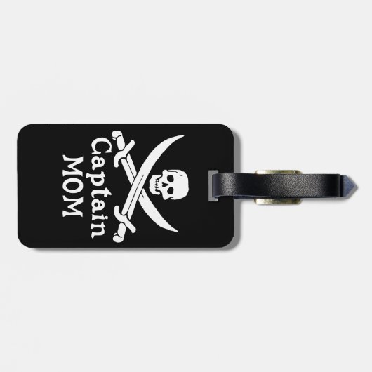 Captain Mama Gepäckanhänger (Rückseite horizontal)