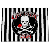 Captain Mama Gift Bag Große Geschenktüte (Vorderseite)